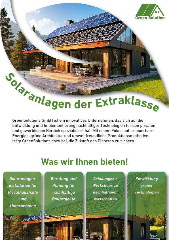 Solar Poster Gestaltung